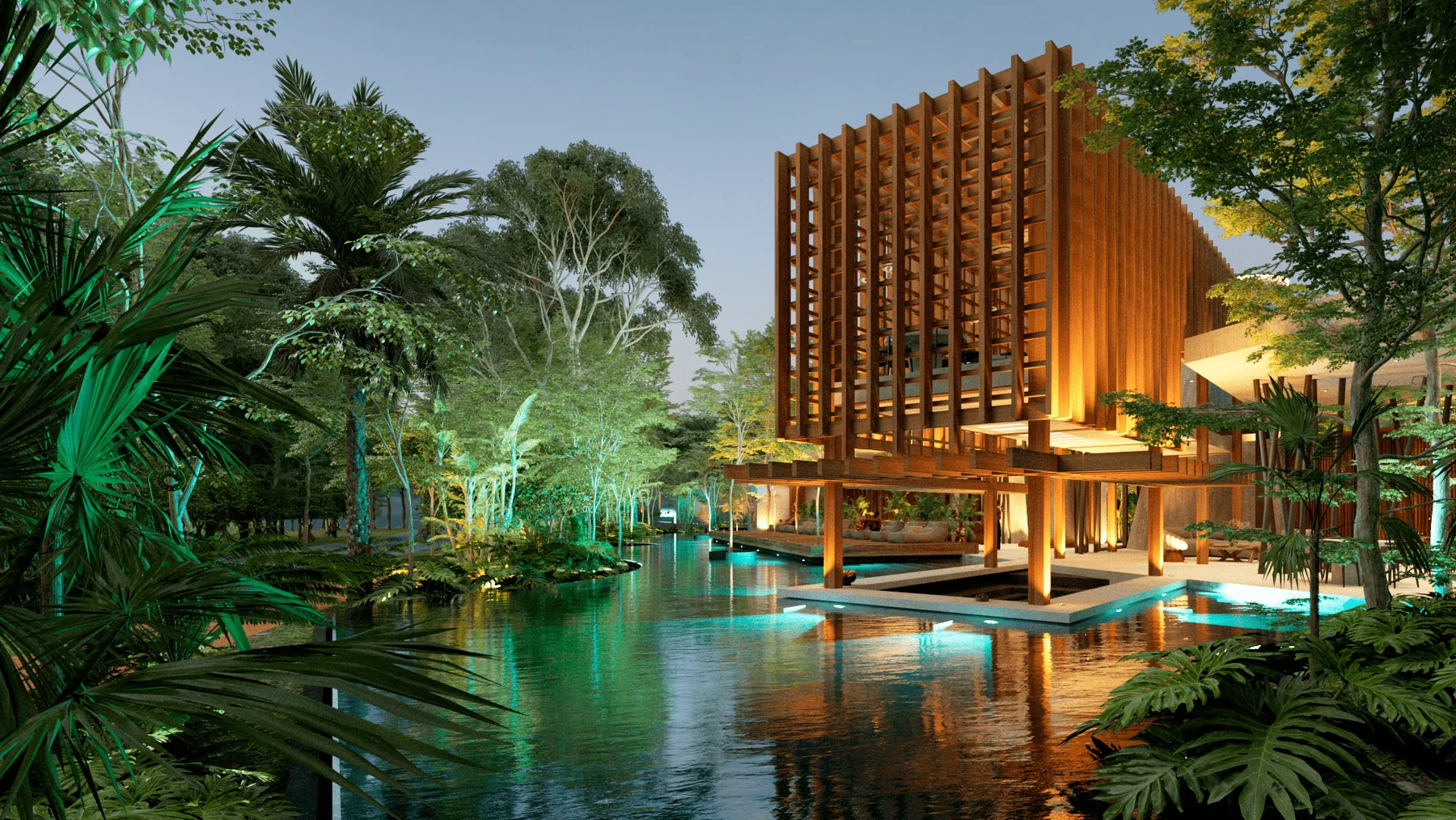 Render arquitectónico · Propuesta de amenidades de Puerto 369